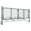 vidaXL Grille de clôture de jardin en maille 306 x 75 cm