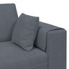 vidaXL Canap&eacute; avec coussin Gris fonc&eacute; 250 x 77 x 76 cm Velours