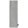 vidaXL Armoire de salle de bain murale Sonoma gris 32x20x67 cm