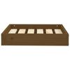 vidaXL Lit pour chien Marron miel 51,5x44x9 cm Bois de pin solide