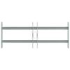 vidaXL Grille r&eacute;glable de s&eacute;curit&eacute; de fen&ecirc;tres et 2 barres 500-650 mm