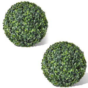 vidaXL Boule de buis artificielle 2 pcs 35 cm