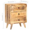 vidaXL Buffet 60x35x75 cm Bois de manguier brut