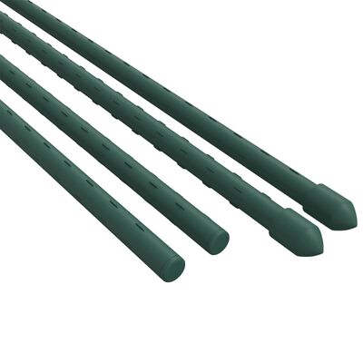 vidaXL Piquets pour plantes de jardin 30 pcs vert 90 cm acier