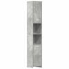 vidaXL Armoire de salle de bain Gris b&eacute;ton Bois d'ing&eacute;nierie
