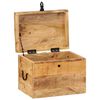 vidaXL Bo&icirc;te de rangement 39x28x31 cm Bois massif d'acacia