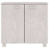 vidaXL Buffet HAMAR Blanc 85x35x80 cm Bois massif de pin