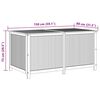 vidaXL Bo&icirc;te de rangement de jardin 150x80x75 cm Bois d'acacia solide