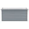 vidaXL Lit sur&eacute;lev&eacute; de jardin Acier galvanis&eacute; 100x40x45 cm Gris