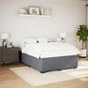 vidaXL Cadre de lit sans matelas gris fonc&eacute; velours