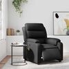vidaXL Fauteuil inclinable de massage &eacute;lectrique noir similicuir