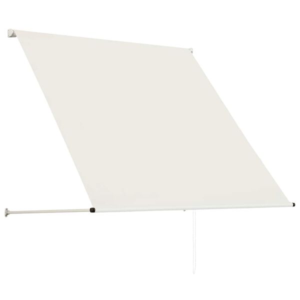 vidaXL Auvent rétractable 150x150 cm Crème