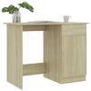 vidaXL Bureau Ch&ecirc;ne sonoma 100x50x76 cm Bois d&rsquo;ing&eacute;nierie