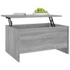 vidaXL Table basse Sonoma gris 80x55,5x41,5 cm Bois d'ingénierie