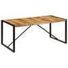 vidaXL Table à manger Bois de manguier brut 180 cm