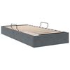 vidaXL Lit de Rangement avec matelas Gris fonc&eacute; 100 x 190 cm Velours
