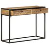 vidaXL Table console 100x35x75 cm Bois de manguier massif