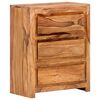 vidaXL Armoire &agrave; tiroirs 60x33x75 cm Bois d'acacia massif