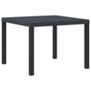 vidaXL Table de jardin pour repas Anthracite 100 x 100 x 73 cm