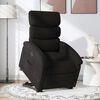 vidaXL Fauteuil inclinable &eacute;lectrique noir tissu