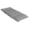 vidaXL Coussins de chaise &agrave; dossier haut lot de 6 gris tissu oxford