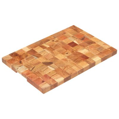 vidaXL Planche à découper 60x40x3,8 cm Bois d'acacia massif