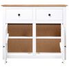 vidaXL Buffet Blanc 93x40x80 cm Pin Gamme Panama