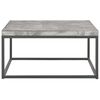 vidaXL Table basse 75x75x38 cm Aspect de b&eacute;ton
