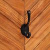 vidaXL Porte-manteaux 2 pcs 35x1x90 cm bois massif acacia