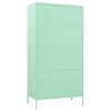 vidaXL Garde-robe Vert menthe 90x50x180 cm Acier