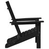 vidaXL Chaise Adirondack pliante Noir 80,5 x 74,5 x 92 cm HDPE