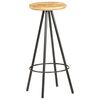 vidaXL Tabourets de bar lot de 4 bois de manguier brut