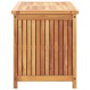 vidaXL Bo&icirc;te de rangement de jardin 90x50x58 cm Bois de teck solide