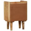 vidaXL Table de chevet Bois de manguier massif 40 x 30 x 59,5 cm