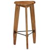 vidaXL Tabourets de bar lot de 2 bois d'acacia massif