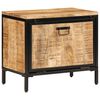 vidaXL Armoire &agrave; chaussures 60x35x53 cm bois de manguier massif brut