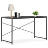 vidaXL Bureau d'ordinateur Noir 120 x 60 x 70 cm