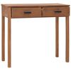vidaXL Bureau 81x40x75 cm Bois de teck solide