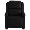 vidaXL Fauteuil inclinable de massage électrique noir similicuir