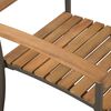 vidaXL Ensemble à manger d'extérieur 5pcs Bois acacia solide et acier