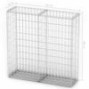 vidaXL Panier de gabion avec couvercle Fil galvanis&eacute; 100x100x30 cm