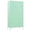 vidaXL Garde-robe Vert menthe 90x50x180 cm Acier