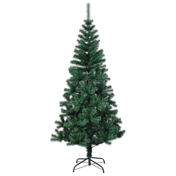 vidaXL Sapin de No&euml;l artificiel pointes iridescentes Vert 240 cm PVC