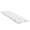 vidaXL Coussin de chaise longue motif de feuilles tissu oxford