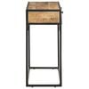vidaXL Table console 100x35x75 cm Bois de manguier massif