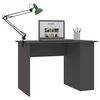 vidaXL Bureau Gris 110x60x73 cm Aggloméré
