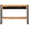 vidaXL Table console 110x30x76 cm Bois de manguier solide