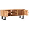 vidaXL Meuble TV 118x30x45 cm Bois d'acacia massif