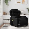 vidaXL Fauteuil inclinable de massage &eacute;lectrique noir similicuir