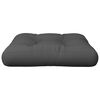 vidaXL Coussin de palette gris 58x58x10 cm tissu